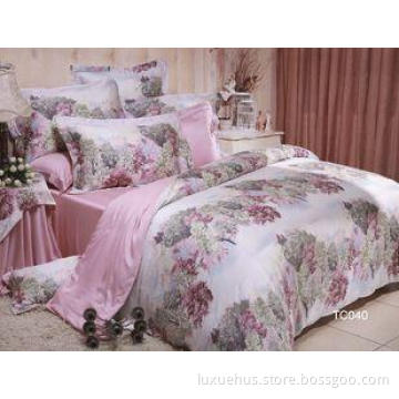 Modern Oil Painting Design 100% Tencel Lyocell Bedding Set